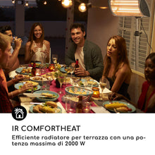 Carica l'immagine nel visualizzatore di Gallery, blumfeldt Heat Guard Focus - Riscaldatore da Terrazza, 2000W Argento - Ilgrandebazar