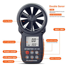 Carica l'immagine nel visualizzatore di Gallery, BTMETER Anemometro Digitale Misuratore di BT-100(Handheld Anemometer) - Ilgrandebazar