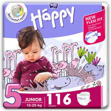 Carica l'immagine nel visualizzatore di Gallery, Bella Baby Happy - 116 Pannolini taglia 5 12-25kg