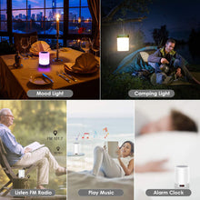 Carica l'immagine nel visualizzatore di Gallery, Lampada Altoparlante Bluetooth, JOLVVN Luce Notturna Bambino MP3 Bianco - Ilgrandebazar