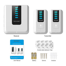 Carica l'immagine nel visualizzatore di Gallery, TECKNET Campanello Wireless Portatile 2 Trasmettitore + 1 Ricevitori, Bianco - Ilgrandebazar