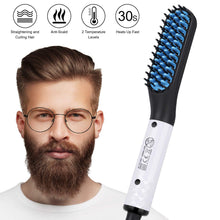 Carica l'immagine nel visualizzatore di Gallery, Pettine Barba Capelli, Tencoz Lisciante per Capelli e White - Ilgrandebazar