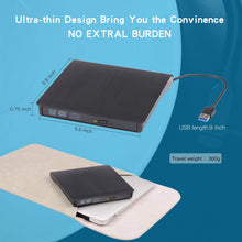 Carica l'immagine nel visualizzatore di Gallery, Externo DVD CD Esterno, External Dvd Player USB 3.0 Burner DVD/CD Nero - Ilgrandebazar