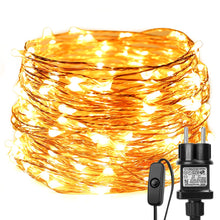 Carica l'immagine nel visualizzatore di Gallery, LE Luci Catena Filo in Rame 20m 200 LED Bianco Caldo 3000K, 20m, - Ilgrandebazar