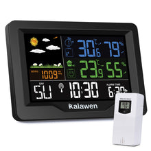 Carica l'immagine nel visualizzatore di Gallery, Kalawen Stazione Meteo Meterologica Automatica Digitale Wireless con... - Ilgrandebazar