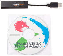 Carica l'immagine nel visualizzatore di Gallery, Adattatore internet Ethernet, USB 3.0 a Confezione da 1, Nero - Ilgrandebazar