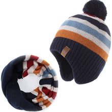 Carica l'immagine nel visualizzatore di Gallery, AHAHA Cappellino Lavorato a Maglia con Pompon e a per... - Ilgrandebazar