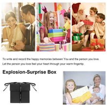 Carica l'immagine nel visualizzatore di Gallery, Leben Geschenkbox, Creativo Sorpresa Regalo Box, Explosions-Box DIY Viereck - Ilgrandebazar
