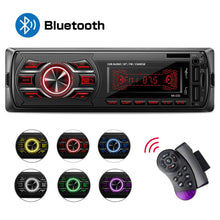 Carica l'immagine nel visualizzatore di Gallery, Autoradio Bluetooth, Stereo Auto Bluetooth Ricevitore, QINFOX 1 DIN, Nero - Ilgrandebazar