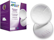 Carica l'immagine nel visualizzatore di Gallery, Philips Avent SCF254/13 Coppette Assorbilatte Ultra Comfort, 100 pezzi