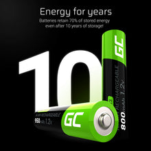Carica l'immagine nel visualizzatore di Gallery, Green Cell 950mAh 1.2V confezione da 4 Pile AAA Akku, Confezione 4 - Ilgrandebazar
