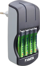Carica l'immagine nel visualizzatore di Gallery, Varta Plug Charger Caricabatterie per 4 AA/AAA, Include 4 Pile - Ilgrandebazar