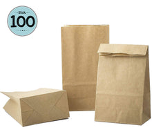 Carica l'immagine nel visualizzatore di Gallery, kgpack 100 Pezzi Sacchetti di Carta 9 x 16 x 5cm 100 pcs., Marroni - Ilgrandebazar