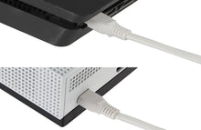 Carica l'immagine nel visualizzatore di Gallery, AmazonBasics - Cavo di alimentazione di ricambio per PS4 e Xbox One S/X - 3,65 m Bianco