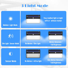 Carica l'immagine nel visualizzatore di Gallery, Lampade Solari a da Led Esterno,【 Alta Efficienza 228LED-2200mAh】VOOE Luce...