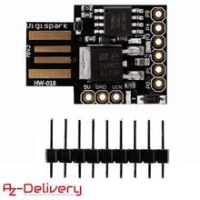 Carica l'immagine nel visualizzatore di Gallery, AZDelivery ⭐⭐⭐⭐⭐ Digispark Rev. 3 Kick Starter con USB per 3 x - Ilgrandebazar