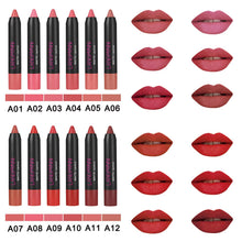 Carica l'immagine nel visualizzatore di Gallery, ISENPENK 12pcs Rossetti Set Lipstick Matte Lunga Durata 12 pz