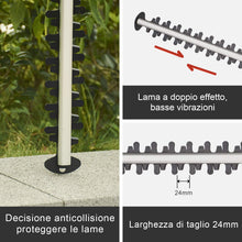 Carica l'immagine nel visualizzatore di Gallery, TEENO Tagliasiepi Elettrico 710W Professional Lunghezza rosso - Ilgrandebazar