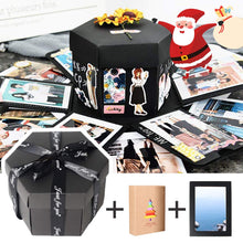 Carica l'immagine nel visualizzatore di Gallery, CESHUMD Esplosione Box Scrapbook Creative DIY Photo Album - Nero - Ilgrandebazar