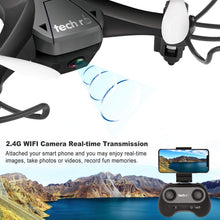 Carica l'immagine nel visualizzatore di Gallery, tech rc Mini Drone con HD Telecamera Due Batterie Funzione di... - Ilgrandebazar