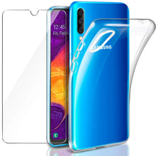Carica l'immagine nel visualizzatore di Gallery, Leathlux Cover Samsung Galaxy A50 2019 Custodia Trasparente + Pellicola... - Ilgrandebazar