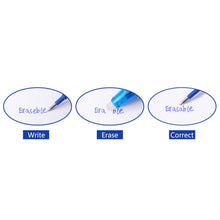 Carica l'immagine nel visualizzatore di Gallery, Ricariche Penne Cancellabili Punta 0,7 mm - Confezione Blu 9, blu - Ilgrandebazar