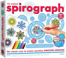 Carica l'immagine nel visualizzatore di Gallery, Grandi Giochi- Spirograph Set con Pennarelli-con 30 Accessori inclusi-CLC04111, Colore, CLC04111