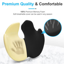Carica l'immagine nel visualizzatore di Gallery, Ajiteogy Cuscino del Sedile,Cuscino Coccige,Cuscino Memory Foam Sedia Sollievo dalla Pressione per Anca, Coccige, Sciatica