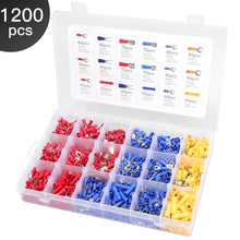Carica l'immagine nel visualizzatore di Gallery, Eventronic Connettori Elettrici, Spade Wire 1200pcs, Blue, Red, Yellow - Ilgrandebazar