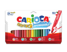 Carica l'immagine nel visualizzatore di Gallery, Carioca 42763 - Bravo Confezione 24 Pennarelli, Punta Maxi, 6 mm