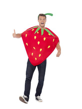 Carica l'immagine nel visualizzatore di Gallery, Smiffy's 43406 - Costume Rosso Fragola con Stampato Tabard e Copricapo,... - Ilgrandebazar