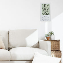 Carica l'immagine nel visualizzatore di Gallery, Neoteck Digitale LCD Termometro Igrometro Interno Esterno Misuratore Bianco