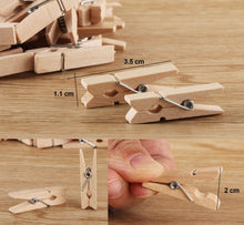 Carica l'immagine nel visualizzatore di Gallery, ABSOFINE 328 Feet Juta mollette in Legno Naturale con 100PCS Carta Marrone - Ilgrandebazar