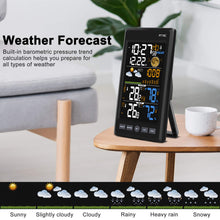 Carica l'immagine nel visualizzatore di Gallery, Kalawen Stazione Meteo Meteorologica Digitale Wireless Automatica Termometro... - Ilgrandebazar