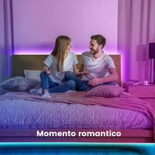 Carica l'immagine nel visualizzatore di Gallery, Beaeet Striscia LED 10 Metri,Strisce LED Colorati Dimmerabile con Controller Bluetooth Musica Sincronizza la Adatto per Interni, Camera da Letto, Decorazioni per Feste e per la Casa (10m)
