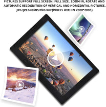 Carica l'immagine nel visualizzatore di Gallery, MYPIN Cornice Digitale, Cornice Digitale USB Display IPS HD da 10,1 Pollici con Sensore di Movimento e Telecomando, Supporto USB e Scheda SD