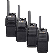 Carica l'immagine nel visualizzatore di Gallery, Retevis RT28 Walkie Talkie PMR446 Licenza-Libero 2 coppia, Nero - Ilgrandebazar