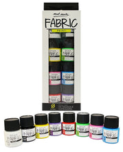 Carica l'immagine nel visualizzatore di Gallery, MONT MARTE Set Colori per Tessuti - 8 pezzi x 20ml - Pitture Multicolore