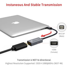 Carica l'immagine nel visualizzatore di Gallery, IVANKY Adattatore Mini DisplayPort a HDMI [Nylon Intrecciato] 1 Pezzo, Grigio
