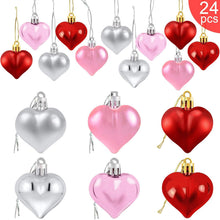 Carica l'immagine nel visualizzatore di Gallery, Cotek 24Pcs Bagattelle a Forma di Cuore per San Valentino Decorazioni a... - Ilgrandebazar