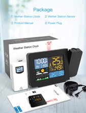 Carica l'immagine nel visualizzatore di Gallery, Gafild Stazione Meteorologica Meteo, Termometro Igrometro Wireless con... - Ilgrandebazar