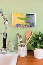 Carica l'immagine nel visualizzatore di Gallery, Snips 020755 ORDINELLO-Contenitore per spugne e 23x8x13 cm, Bianco Con Decori - Ilgrandebazar