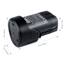 Carica l'immagine nel visualizzatore di Gallery, Odec Batteria di Ricambio 10,8V 2000mAh per Bosch BAT411, BAT411A, BAT412,... - Ilgrandebazar