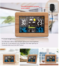 Carica l'immagine nel visualizzatore di Gallery, Stazione Meteo Automatica Digitale Wireless 17.5 * 8 * 13.5cm, Giallo
