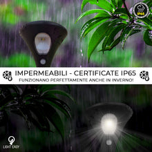 Carica l'immagine nel visualizzatore di Gallery, Lampada Solare Light Easy, 2 Luci Solari Esterno Lampade a LED, Nero