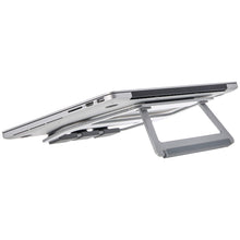Carica l'immagine nel visualizzatore di Gallery, AmazonBasics - Supporto richiudibile in alluminio per PC 15", Argento - Ilgrandebazar