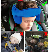 Carica l'immagine nel visualizzatore di Gallery, Seggiolino auto Testa Dormire per Regolabile Supporto Cintura di Blu - Ilgrandebazar