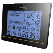 Carica l'immagine nel visualizzatore di Gallery, Technoline WS 6750 - Stazione meteorologica, nero con batterie - Ilgrandebazar
