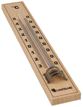 Carica l'immagine nel visualizzatore di Gallery, Lantelme - Termometro analogico in legno di faggio, set da 5 pezzi, Beige