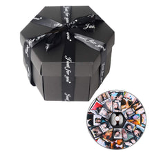 Carica l'immagine nel visualizzatore di Gallery, CESHUMD Esplosione Box Scrapbook Creative DIY Photo Album - Nero - Ilgrandebazar